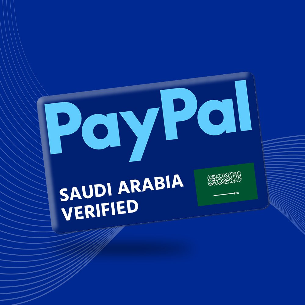 Saudi Arabia Verified PayPal Account