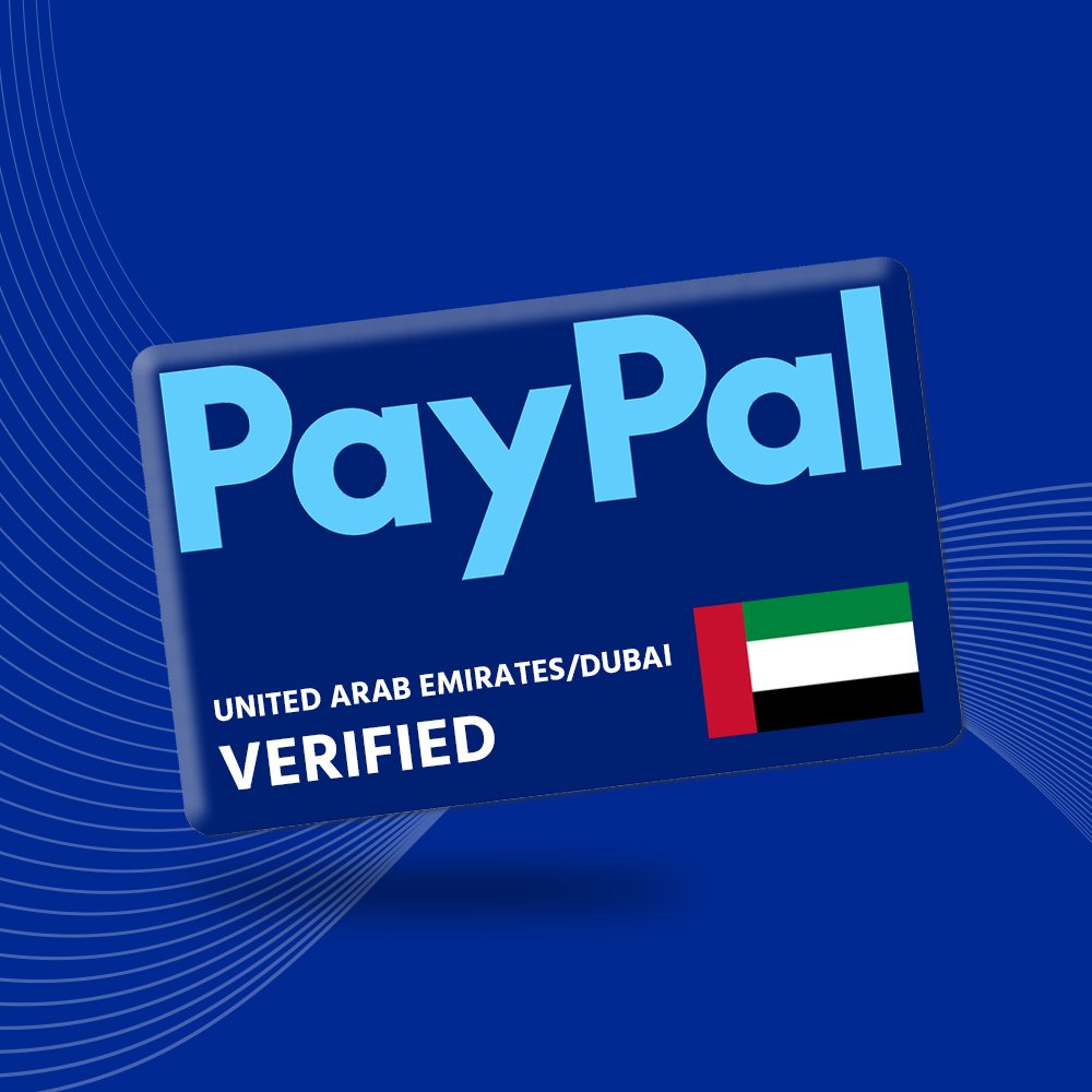 United Arab Emirates/Dubai Verified PayPal Account